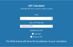 Calculating VAT
